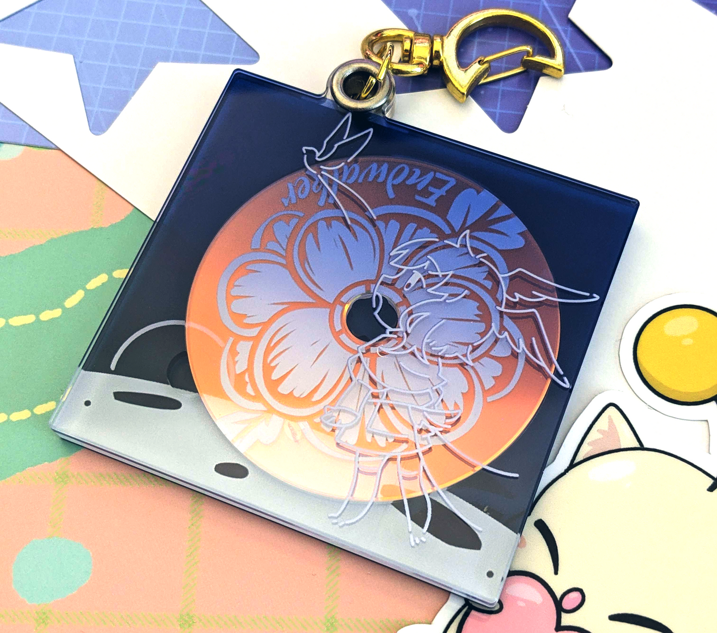 Final Fantasy XIV Endwalker CD Keychain