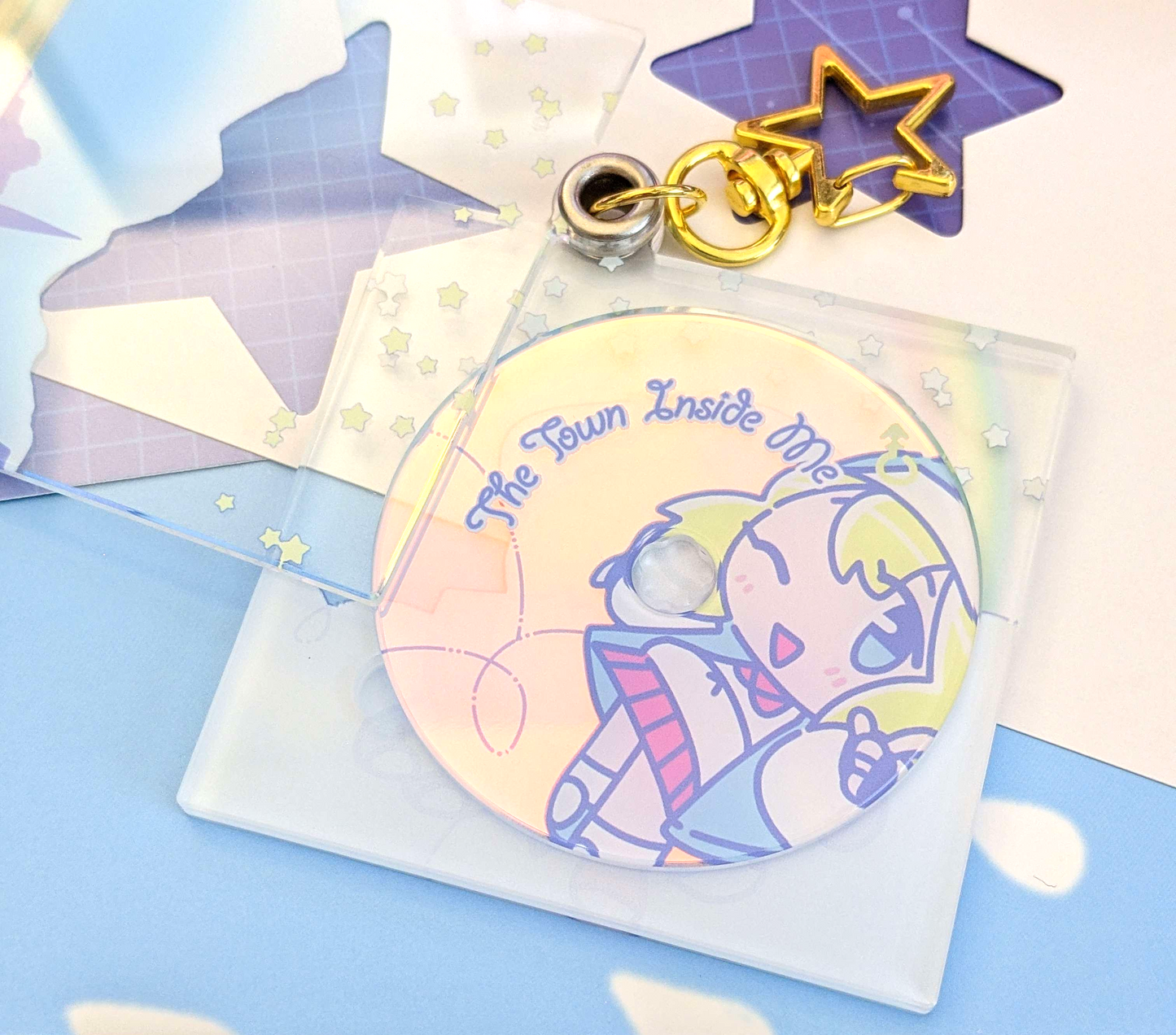 Guilty Gear Strive Bridget Keychain - 3" Clear CD Acrylic