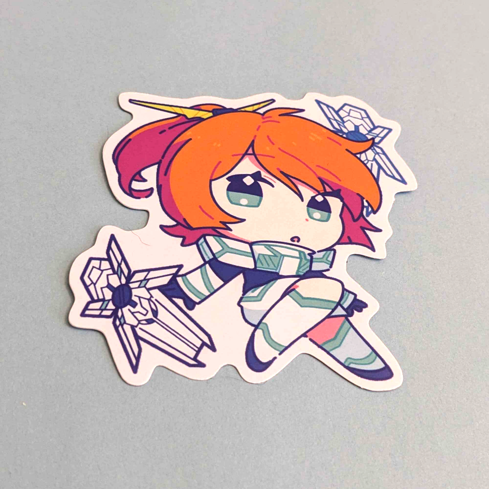 Mecha Musume Gundam Girls Stickers