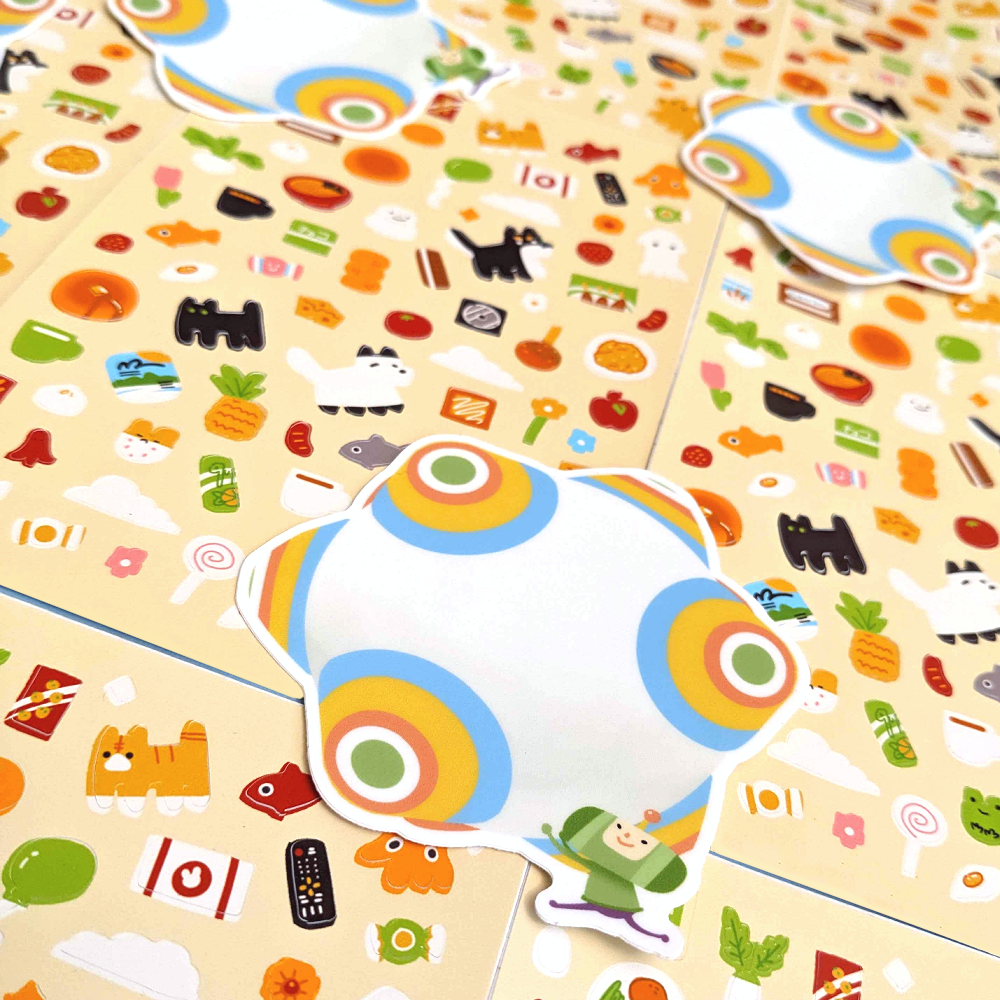Katamari Damacy Sticker Sheet Set