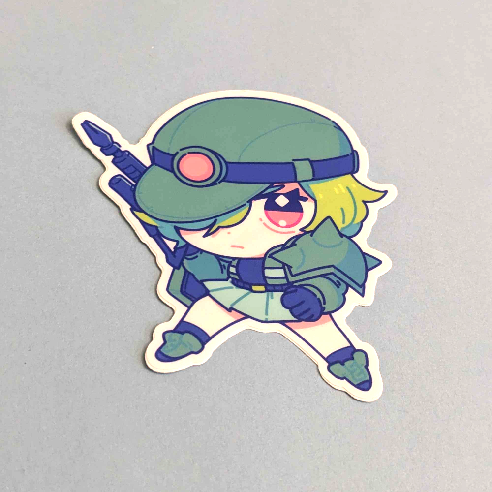 Mecha Musume Gundam Girls Stickers