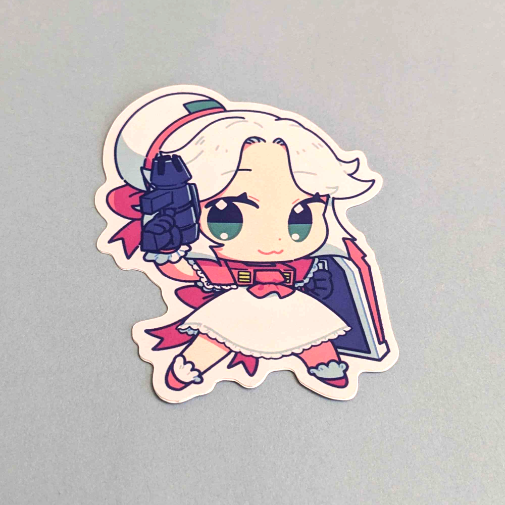 Mecha Musume Gundam Girls Stickers