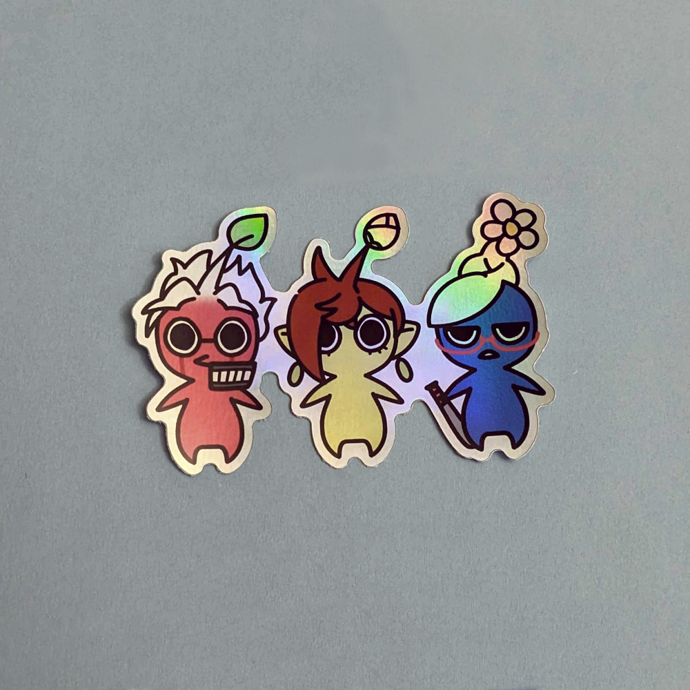 Dandadan Pikmin Stickers
