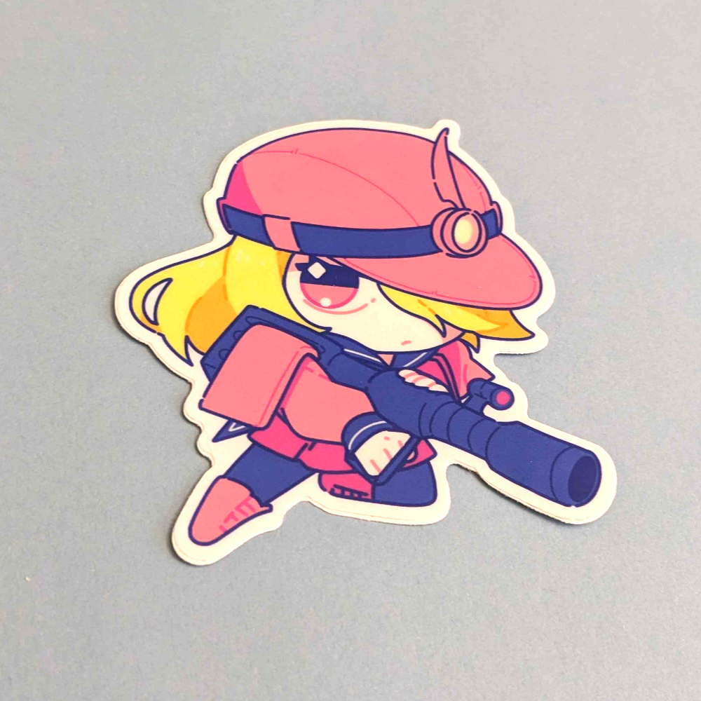 Mecha Musume Gundam Girls Stickers