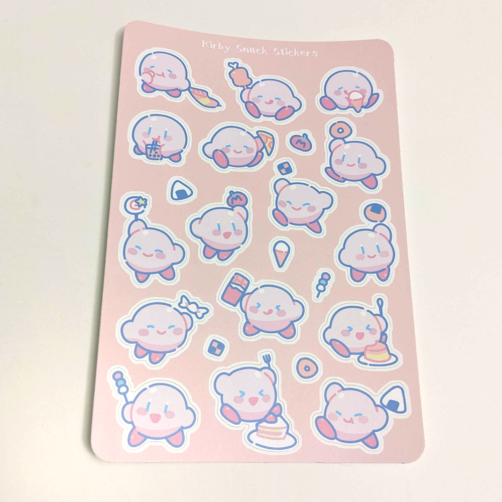 Kirby Sticker Sheets