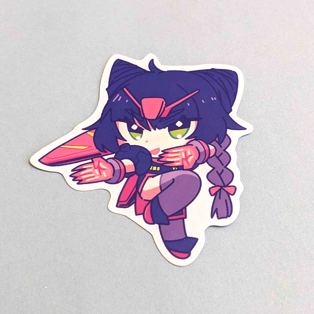 Mecha Musume Gundam Girls Stickers