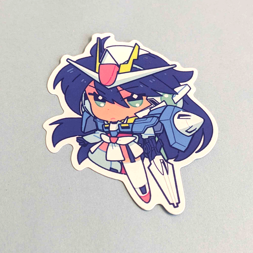 Mecha Musume Gundam Girls Stickers