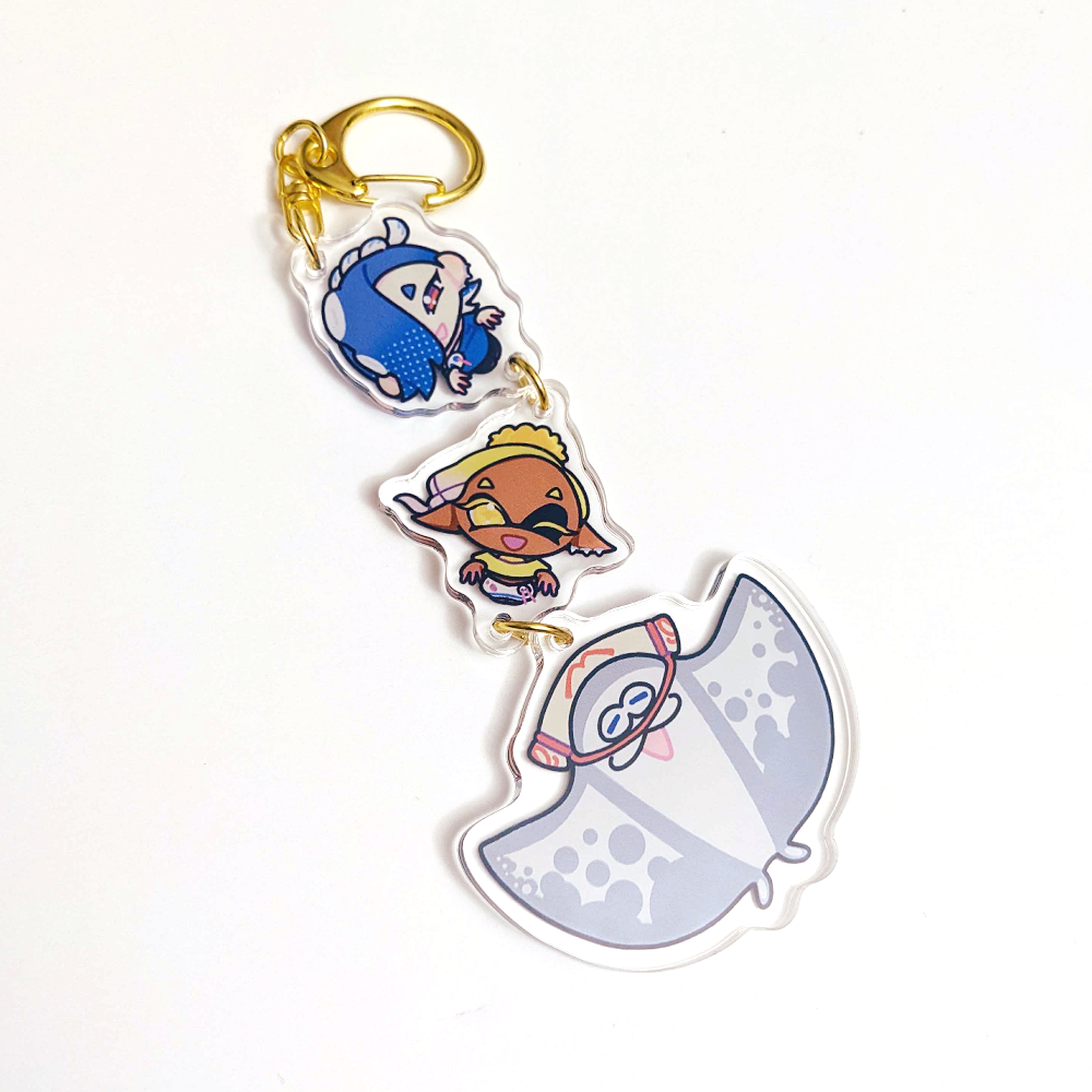 Splatoon Idol Keychains