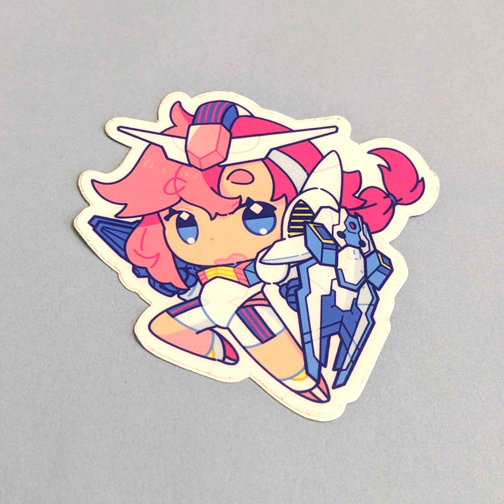Mecha Musume Gundam Girls Stickers