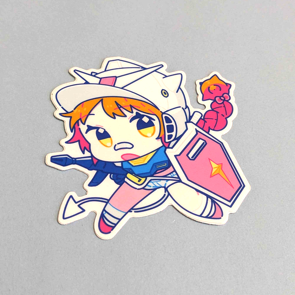Mecha Musume Gundam Girls Stickers