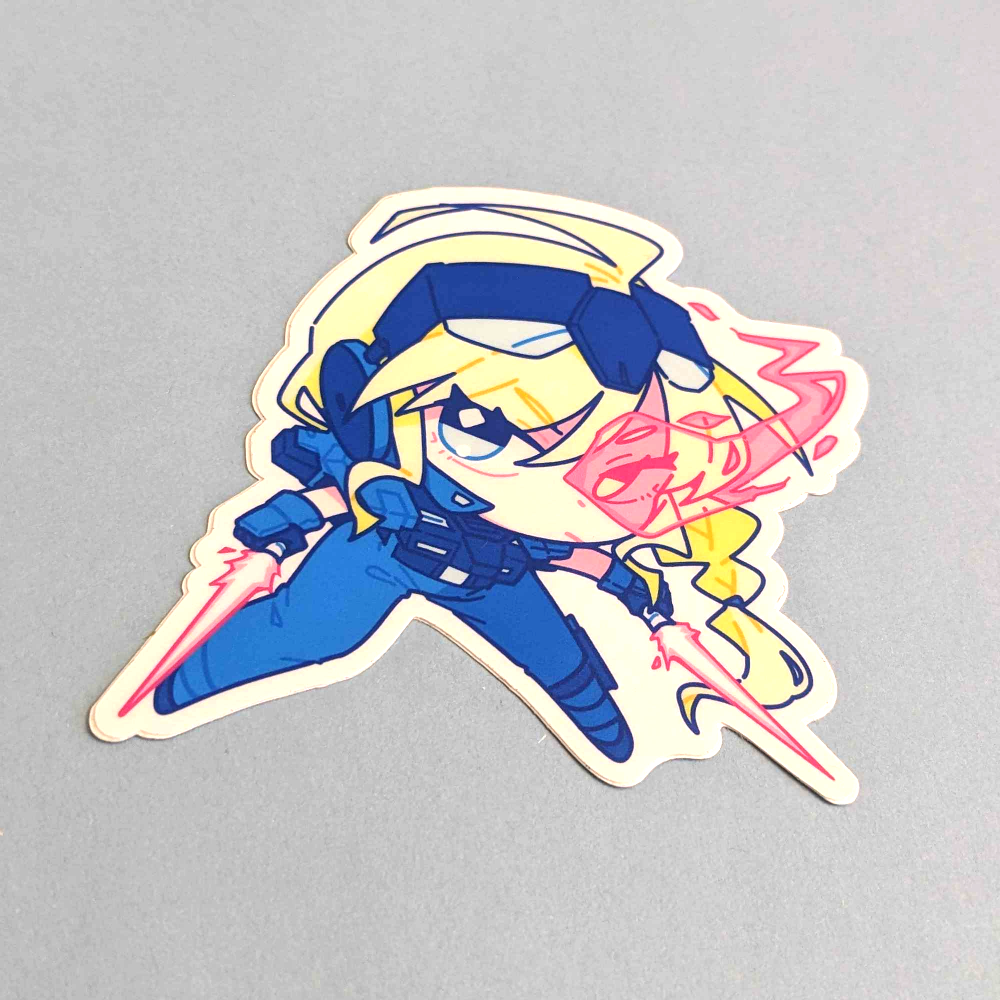 Mecha Musume Gundam Girls Stickers