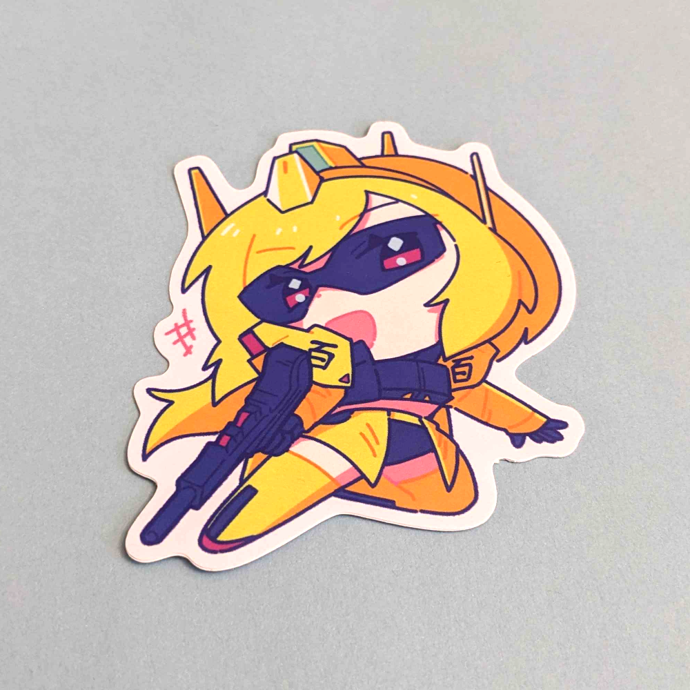 Mecha Musume Gundam Girls Stickers
