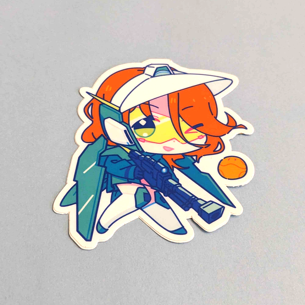 Mecha Musume Gundam Girls Stickers