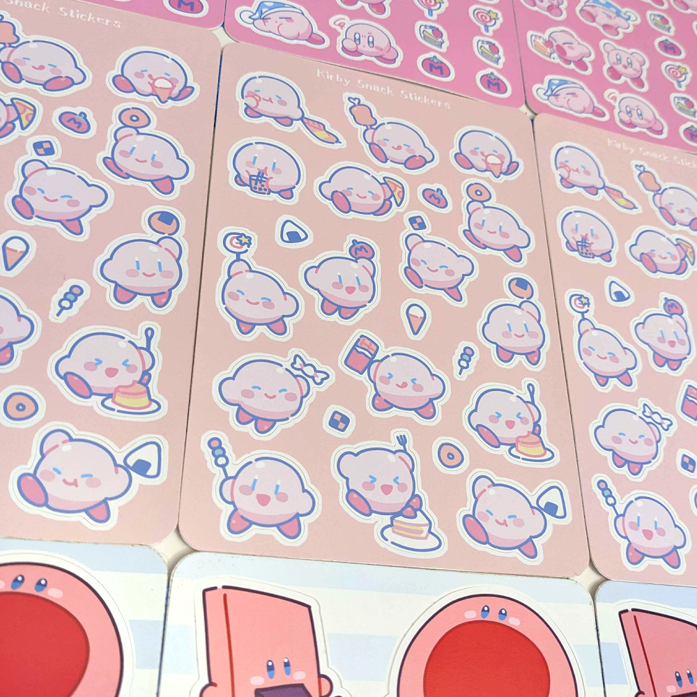 Kirby Sticker Sheets