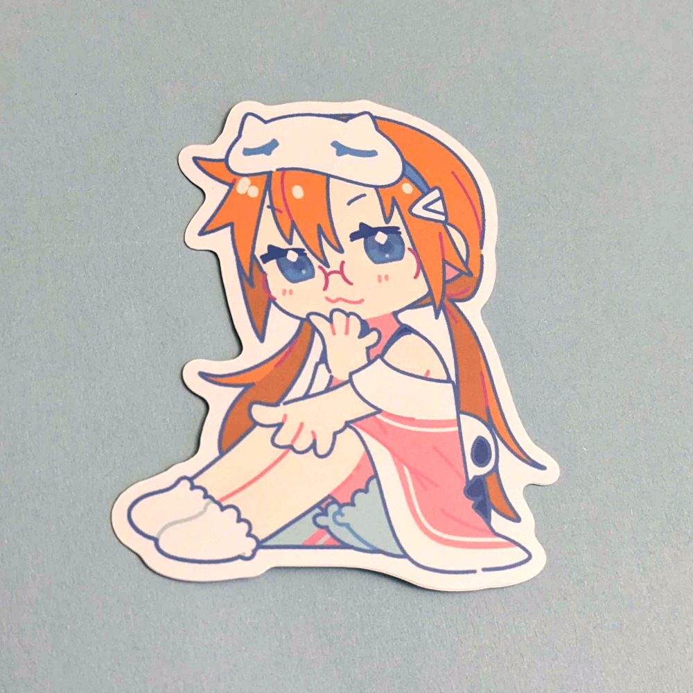 Neon Genesis Evangelion Sleepy Stickers