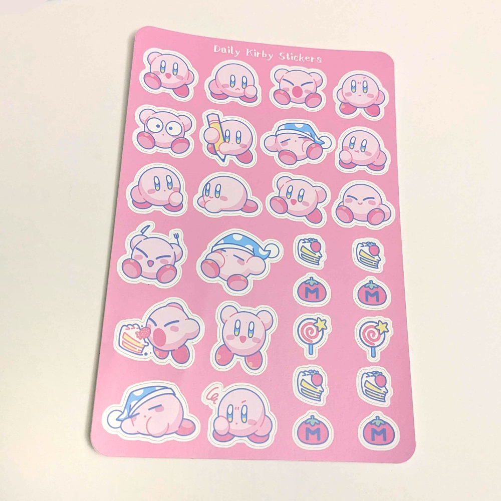Kirby Sticker Sheets