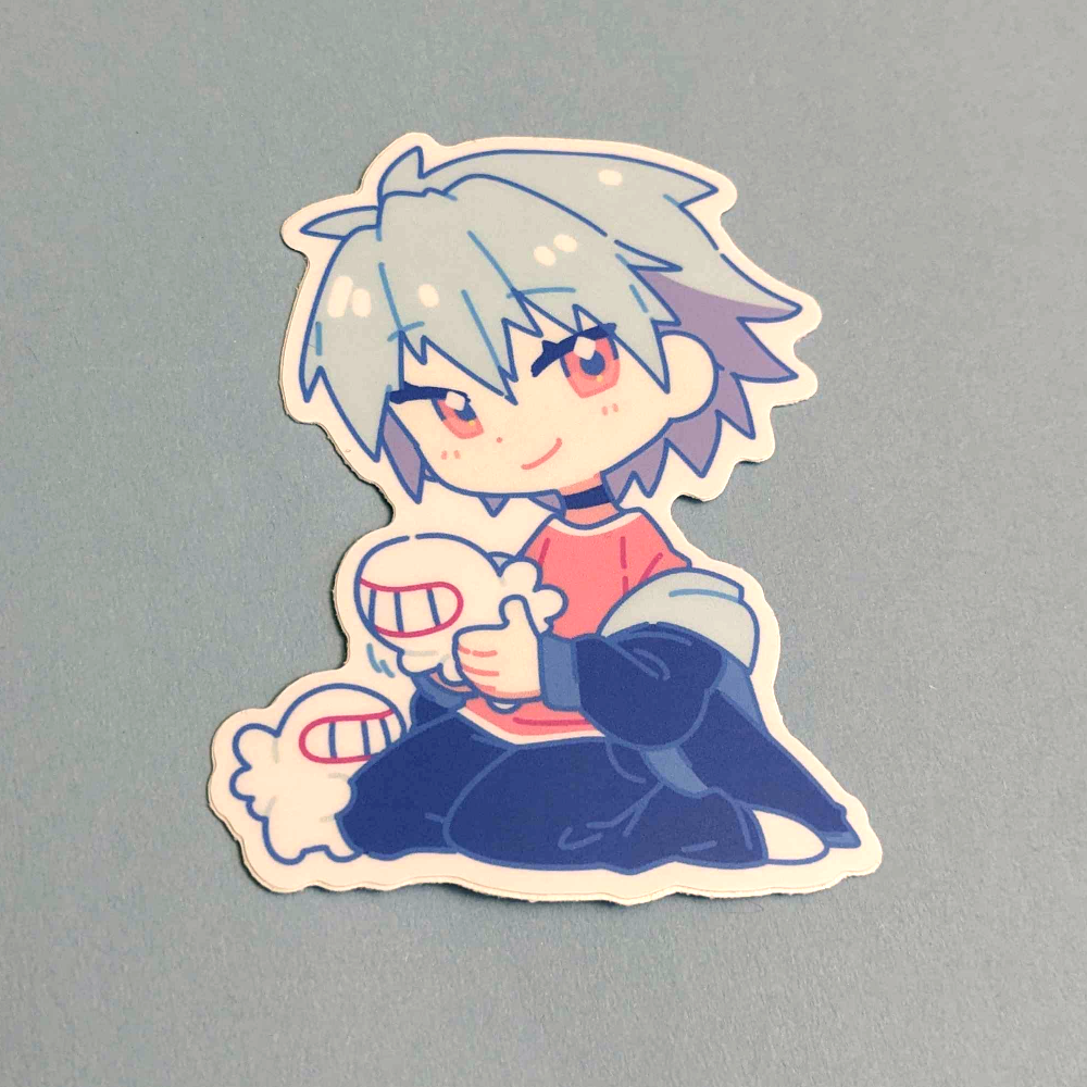 Neon Genesis Evangelion Sleepy Stickers