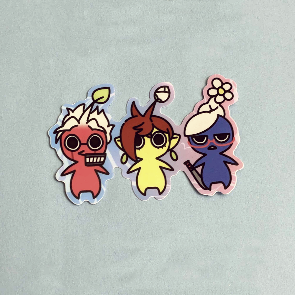Dandadan Pikmin Stickers