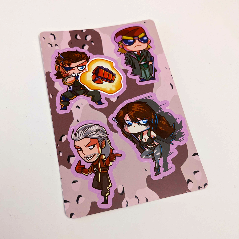 Metal Gear Sticker Sheets