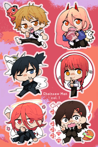 Chainsaw Man Sticker Sheets