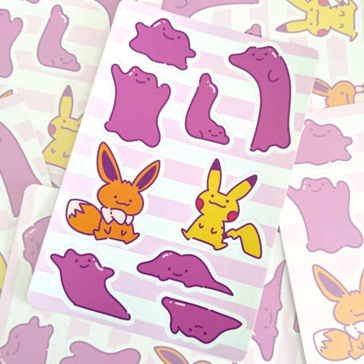 Pokemon Sticker Sheets