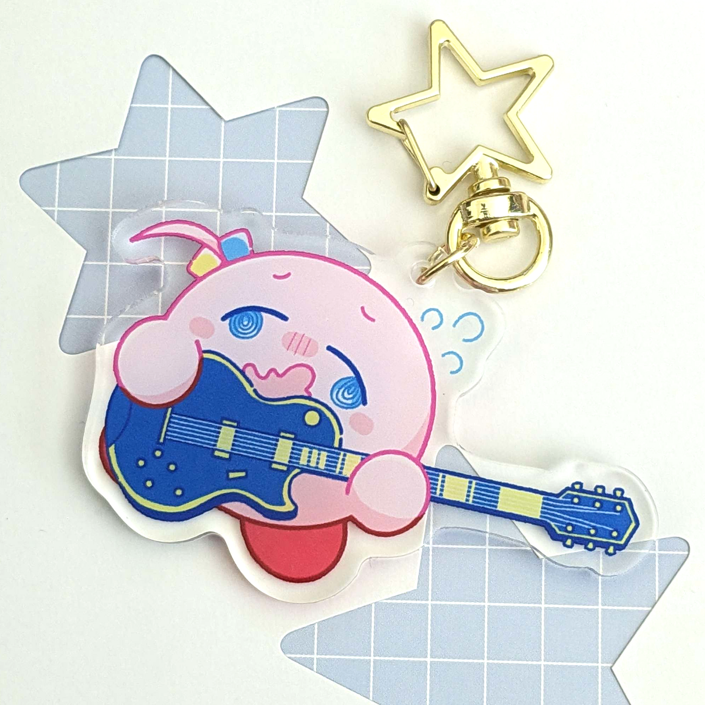 Kirbocchi Keychain - 2" Clear Acrylic