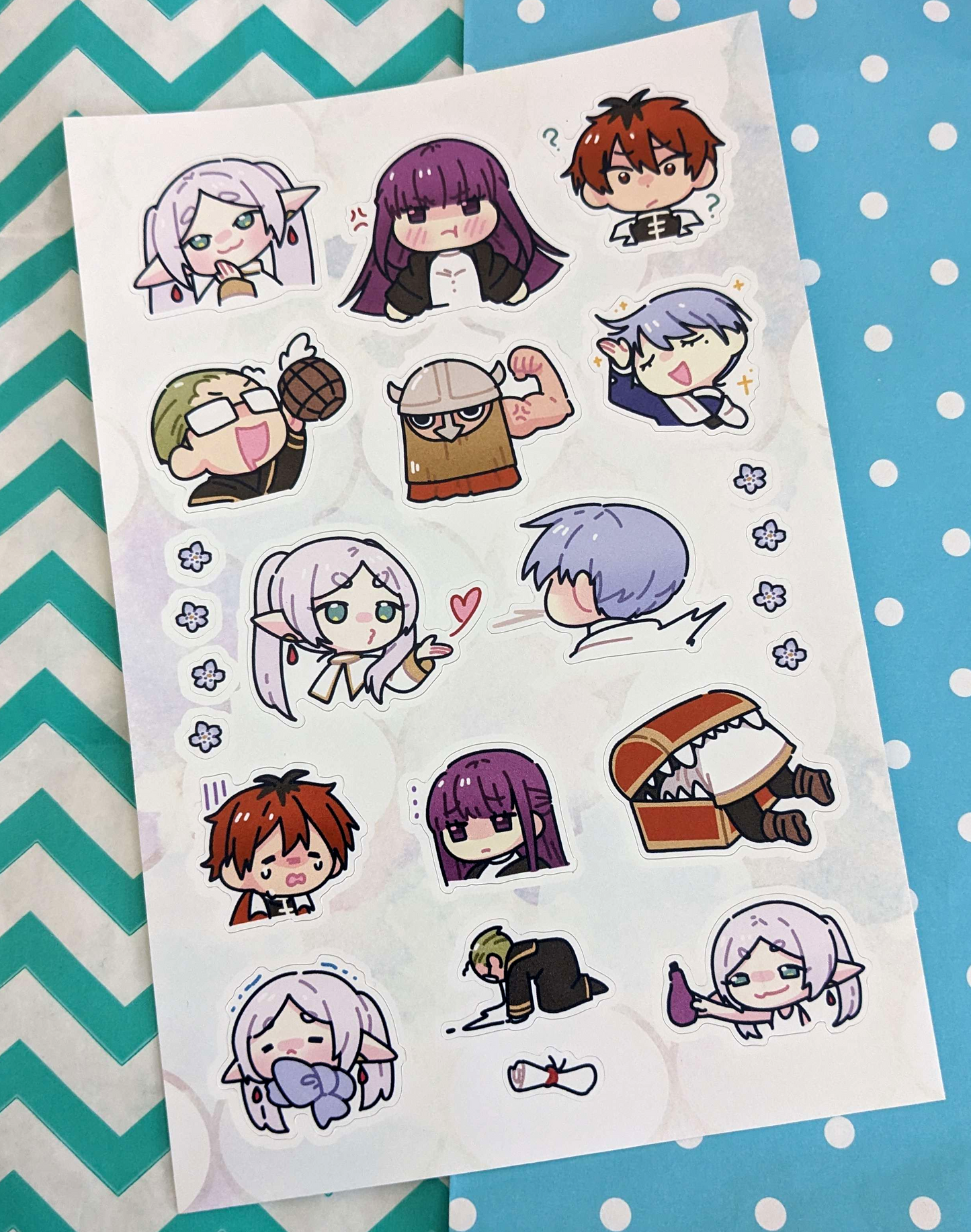 Frieren Sticker Sheet