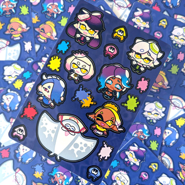 Splatoon Sticker Sheets
