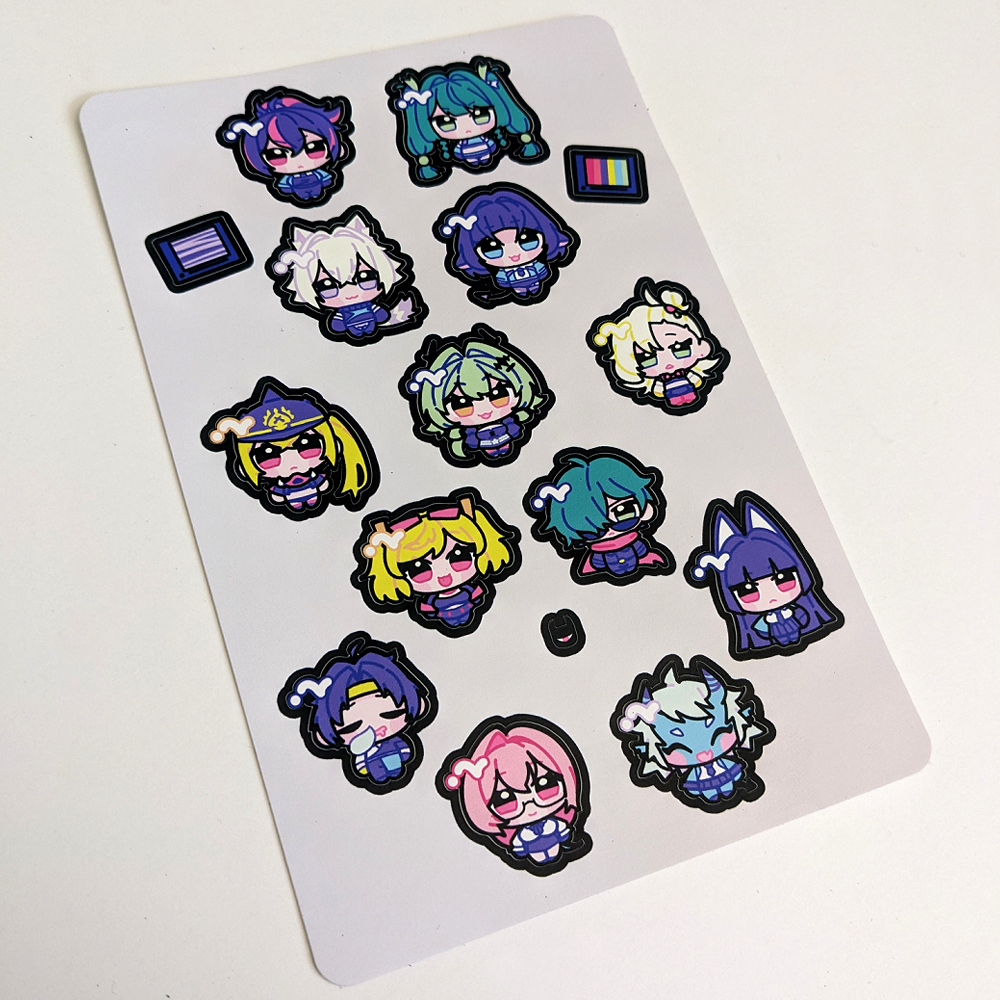 Zenless Zone Zero Sticker Sheets