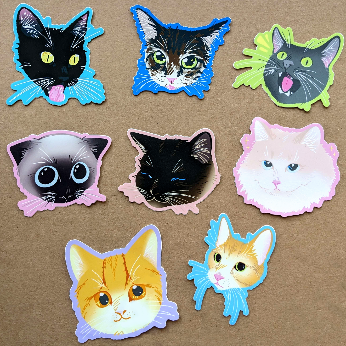 Cats 3" Sticker