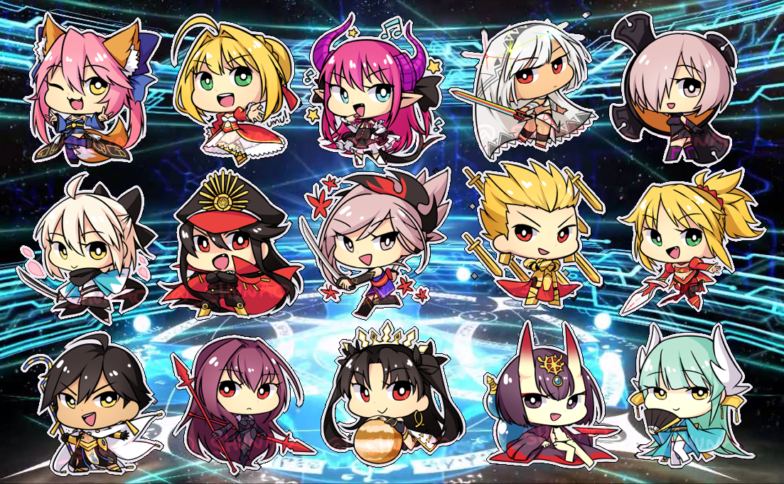 Fate Series Charms - 1.5" Double-sided Clear Acrylic