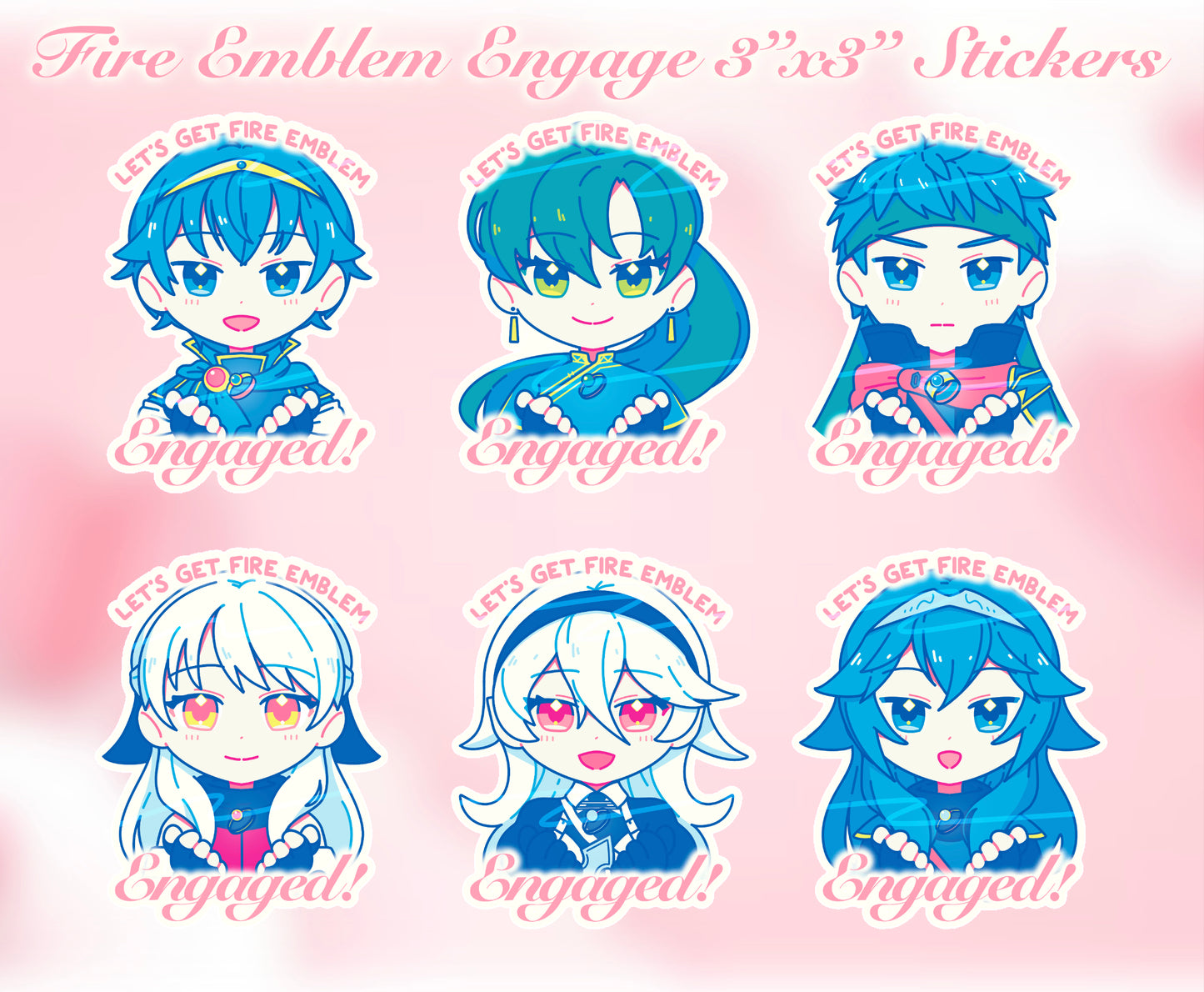 Fire Emblem Engage 3" Stickers