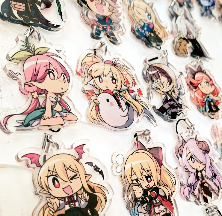 Granblue Fantasy Charms - 1.5" Double-sided Clear Acrylic