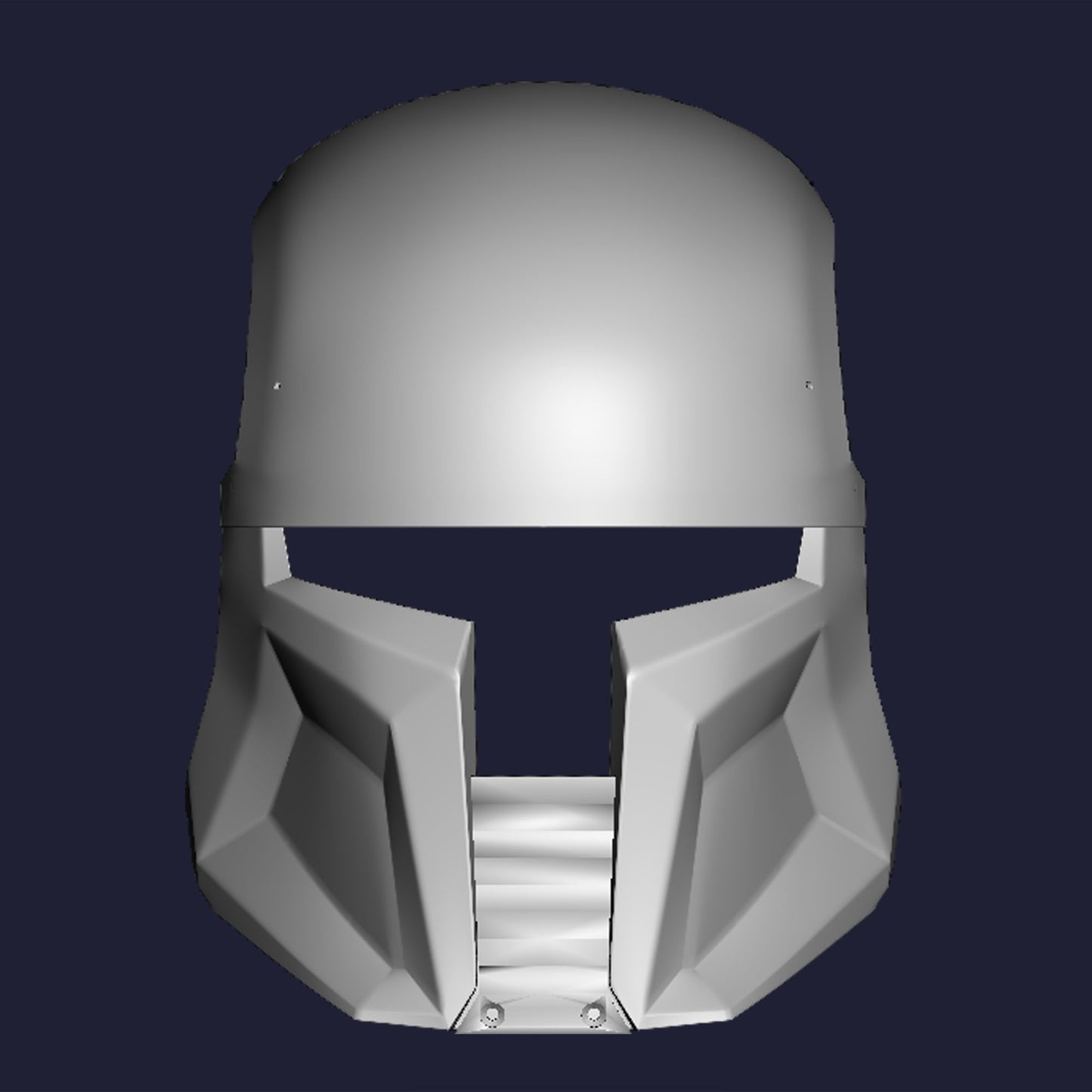 HEAVY Mando style Mask for Bump Helmets STL/Digital Files