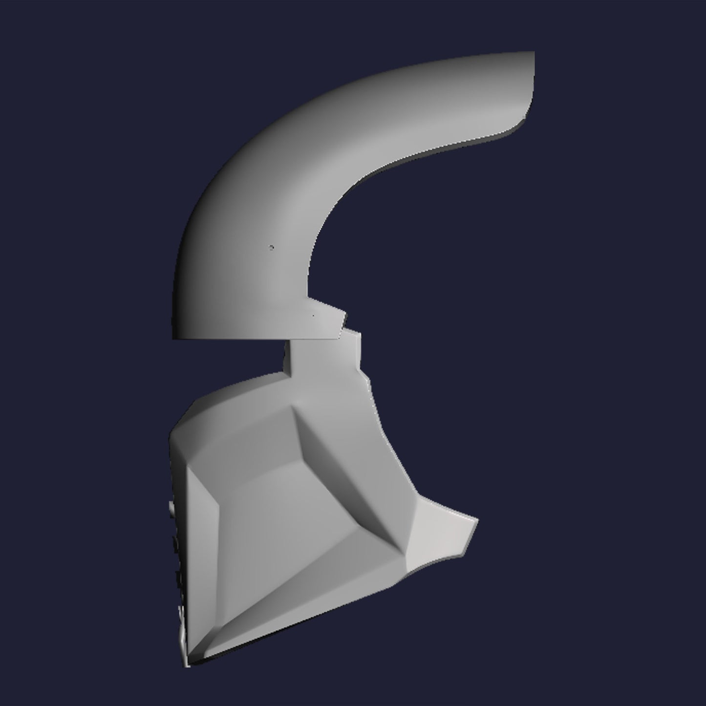 HEAVY Mando style Mask for Bump Helmets STL/Digital Files