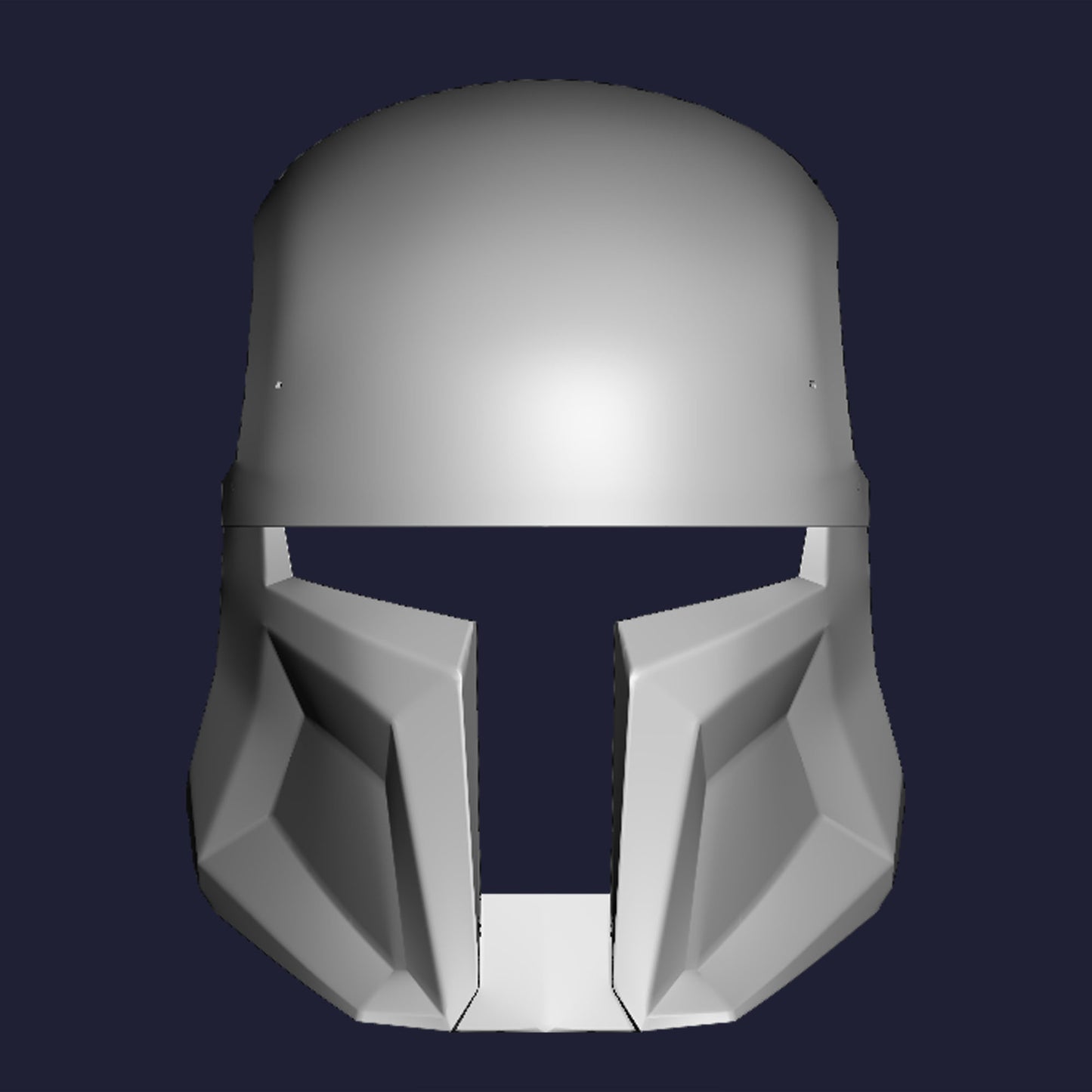 HEAVY Mando style Mask for Bump Helmets STL/Digital Files