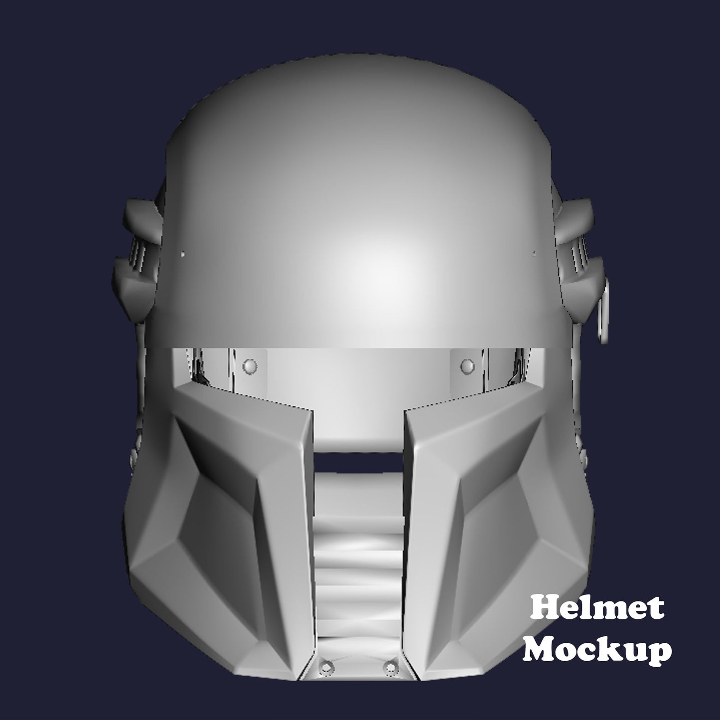 HEAVY Mando style Mask for Bump Helmets STL/Digital Files