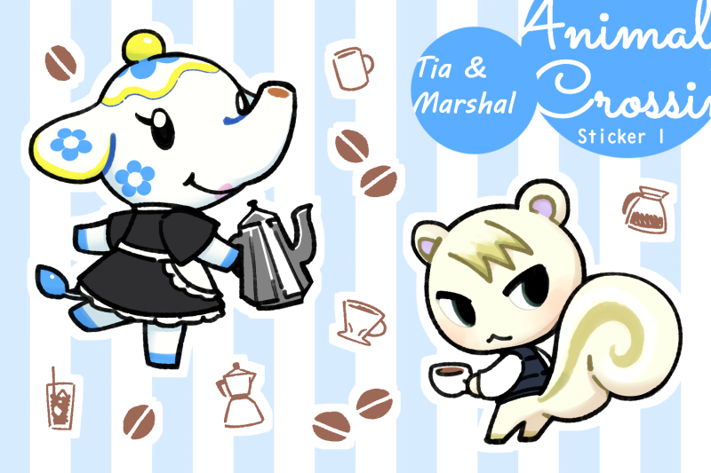 Animal Crossing 4"x6" Sticker Sheets