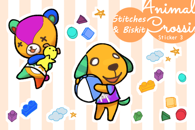 Animal Crossing 4"x6" Sticker Sheets