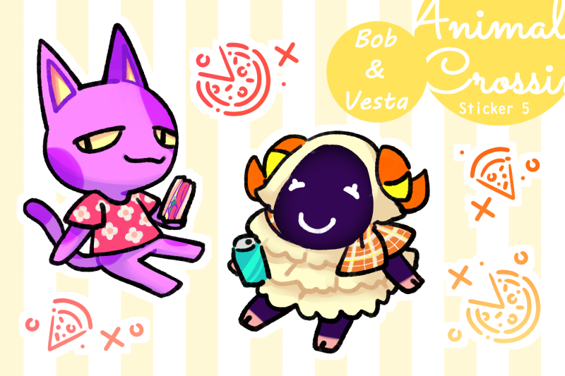 Animal Crossing 4"x6" Sticker Sheets