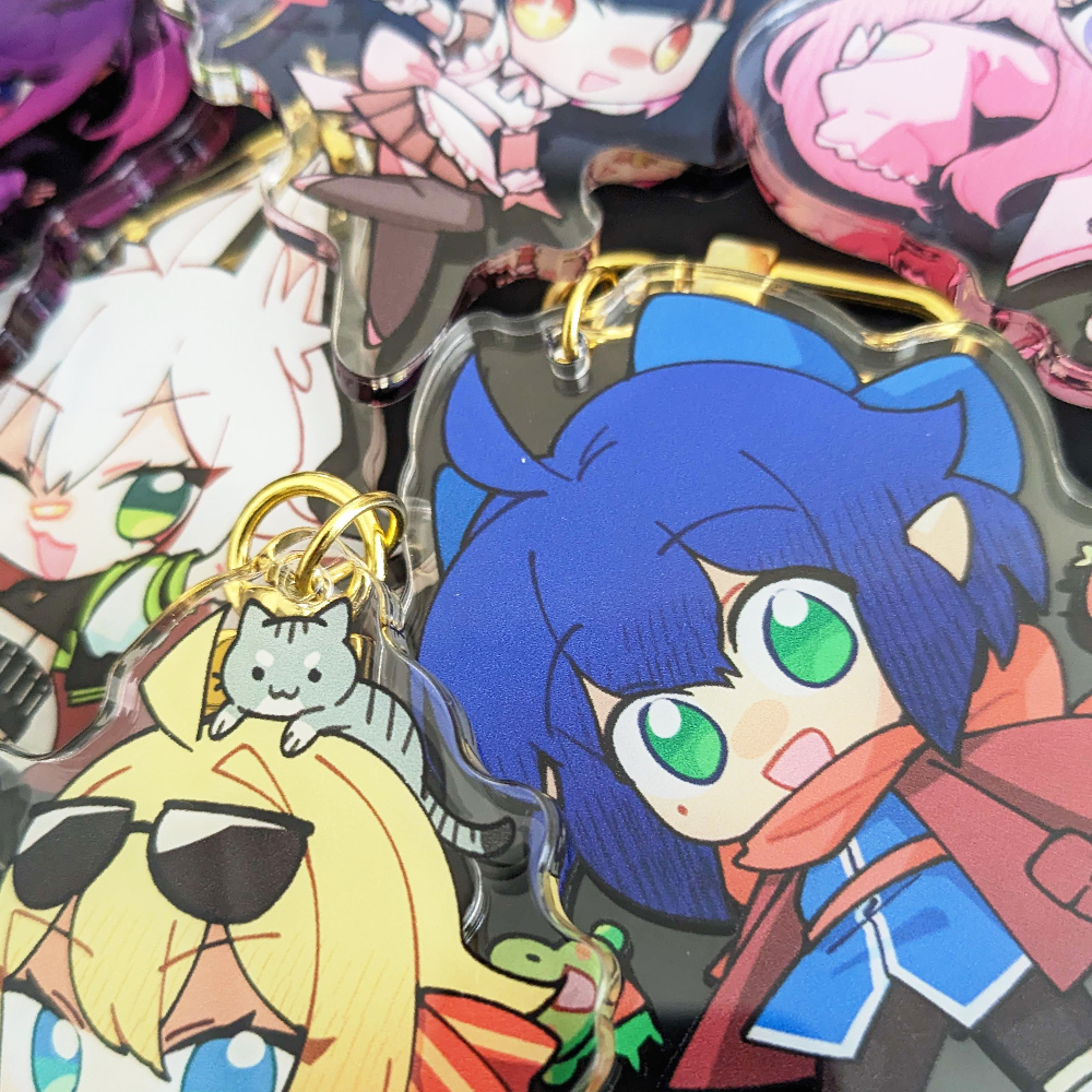 Indie Vtubers Keychains