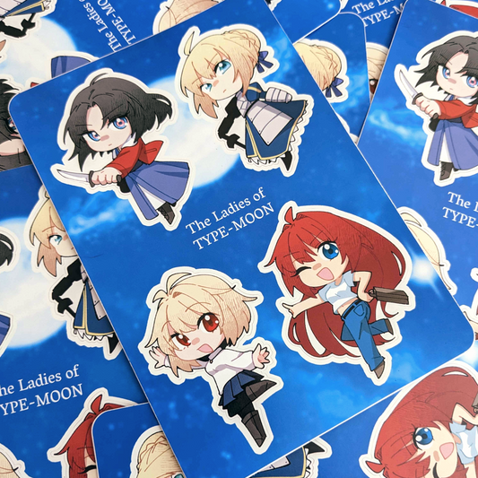 Ladies of TYPE-MOON Sticker Sheet