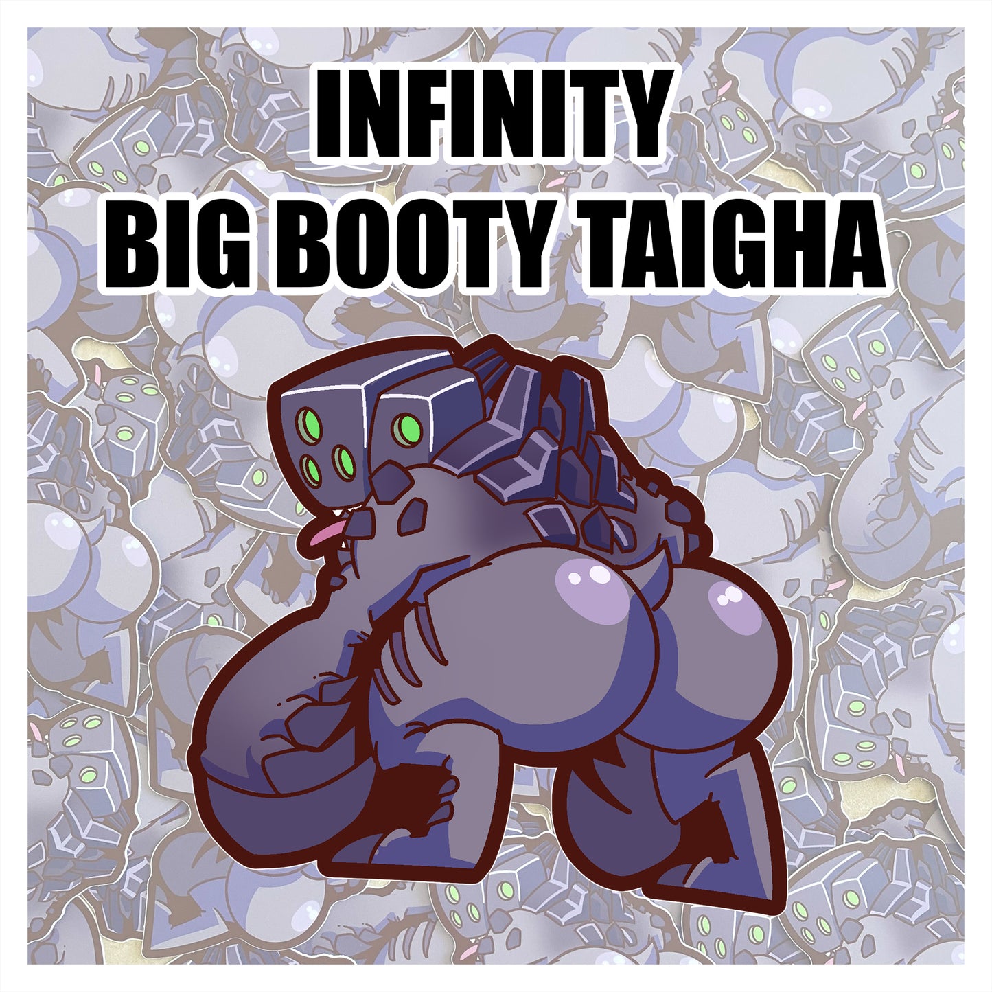 Infinity Big Booty Taigha 3" Vinyl Sticker