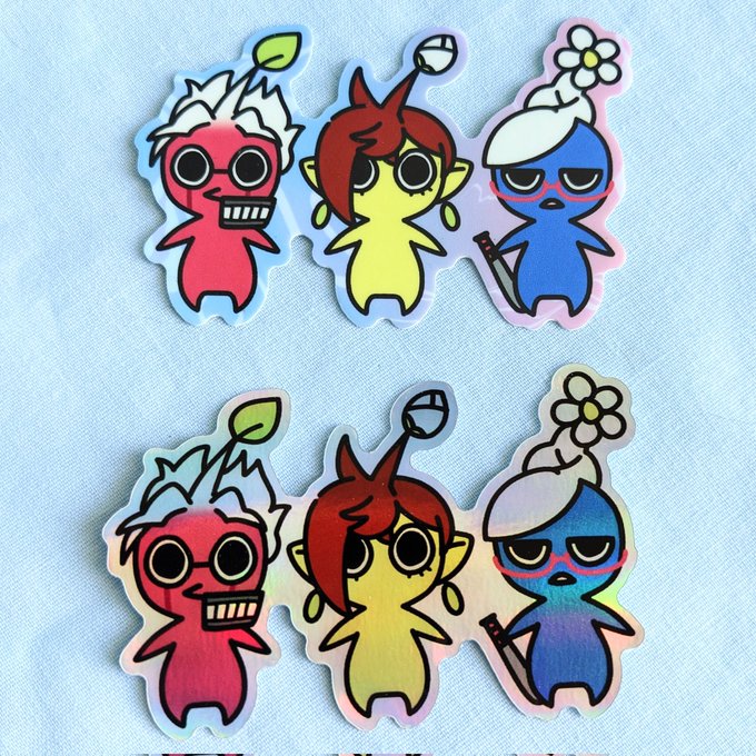 Dandadan Pikmin 3" Sticker