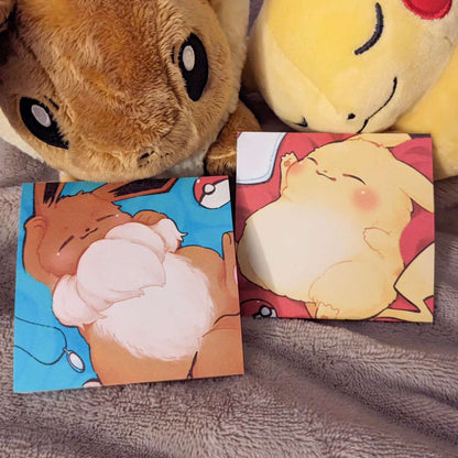 Fluffy Pikachu - 3" x 3" Post-it Sticky Notes