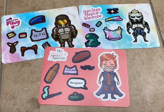Infinity the Game 4"x6" Sticker Sheets