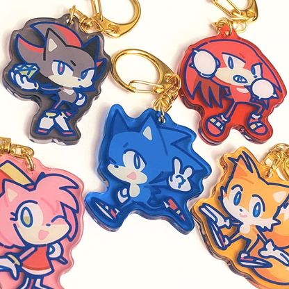 Sonic the Hedgehog Keychains