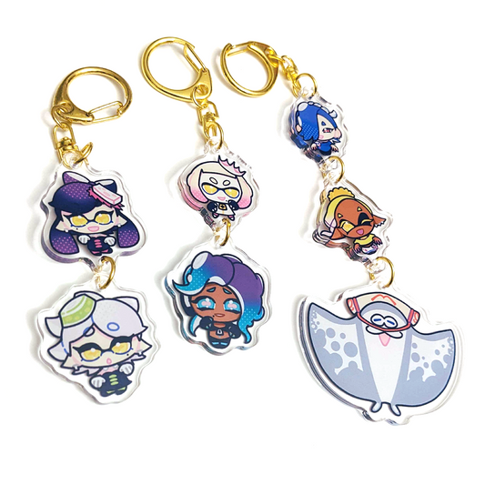 Splatoon Idol Keychains