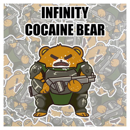 Infinity Bearpode 3" Vinyl Sticker