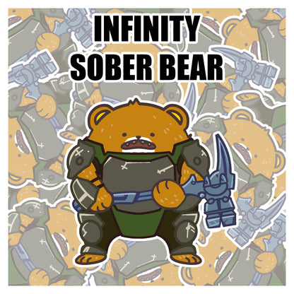 Infinity Bearpode 3" Vinyl Sticker